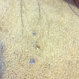 Blue layered necklace